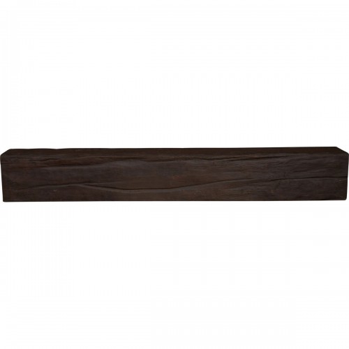 4"W x 4"H x 12'L 2-Sided (L-beam) Riverwood Endurathane Faux Wood Ceiling Beam, Espresso Finish