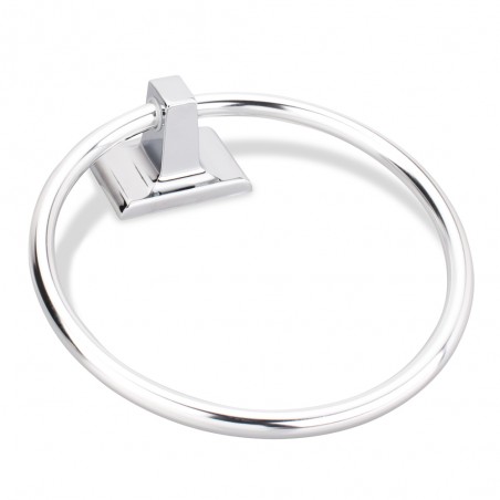 Elements Traditional Towel Ring.  Finish: Polished Chrome.  