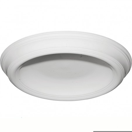 37 3/8OD x 26 1/2ID x 4D Traditional Smooth Surface Mount Ceiling Dome