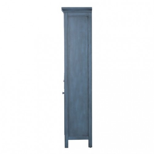 BRANTLEY 19″ X 70″ LINEN CABINET - Harbor Blue Finish