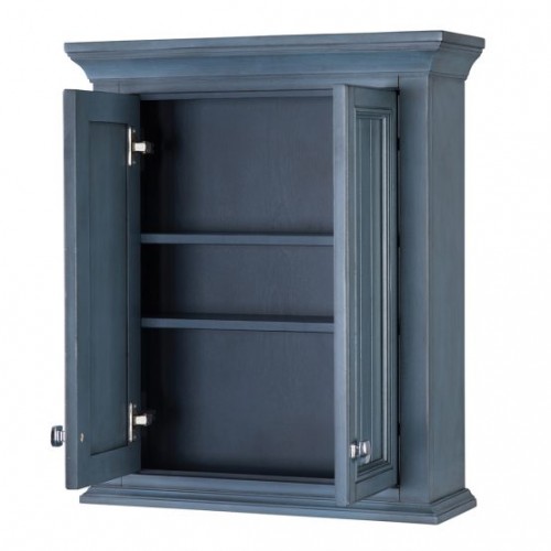 BRANTLEY 24″ X 28″ WALL CABINET - Harbor Blue Finish