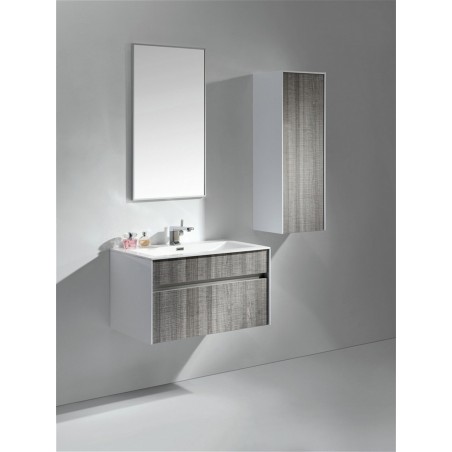 Fitto 32" Ash Gray Wall Mount Modern Bathroom Vanity