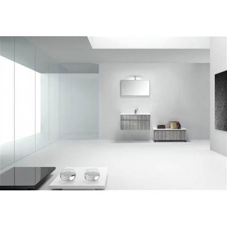 Fitto 36" Ash Gray Wall Mount Modern Bathroom Vanity