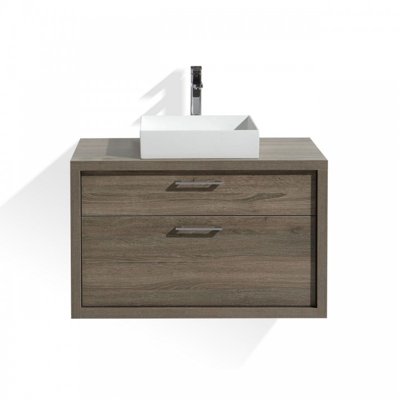 Tucci 36" Havana OakModern Bathroom Vanity by Kube Bath