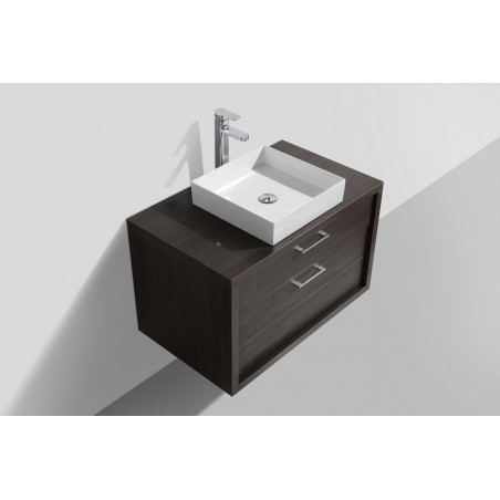 Tucci 36" Gray OakModern Bathroom Vanity by Kube Bath