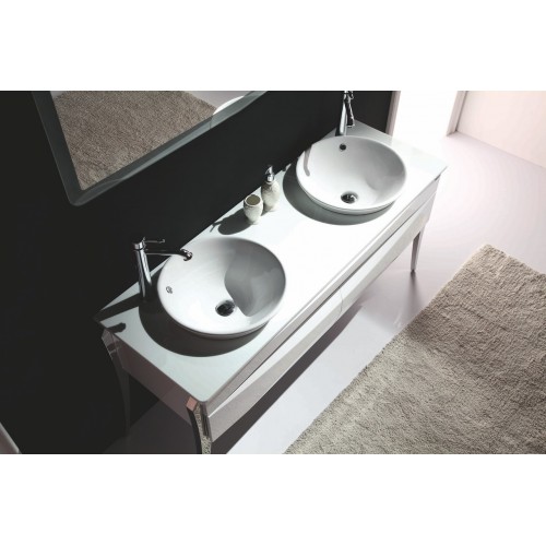 Riso 64" Double Sink Modern Bathroom Vanity by Kube Bath