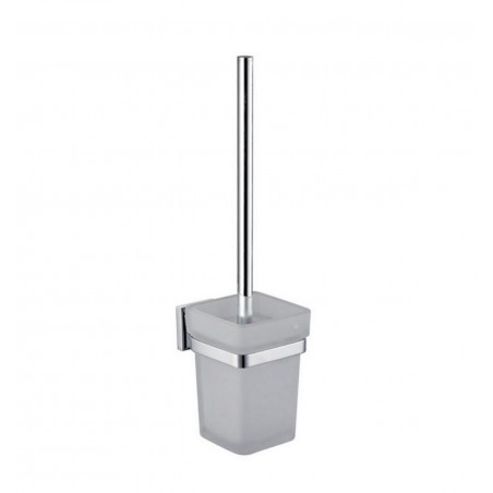 Aqua Nuon Toilet Brush with Frosted Glass Cup