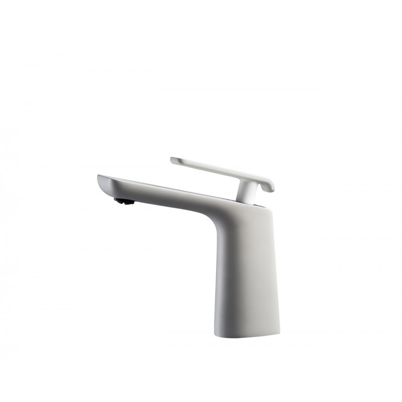Aqua Adatto Single Lever Faucet - Chrome and White