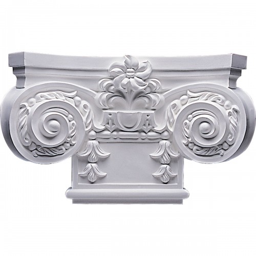 Small Empire Capital with Necking (Fits Pilasters up to 7 3/4W x 3/4D)