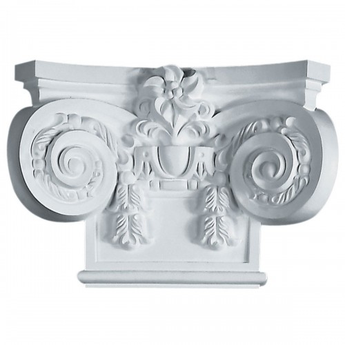 Large Empire Capital with Necking (Fits Pilasters up to 10 1/2W x 3/4D)