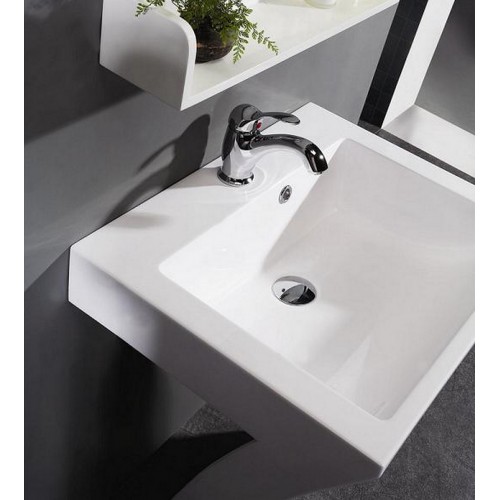 Sette 24" Acrylic Pedestal Sink