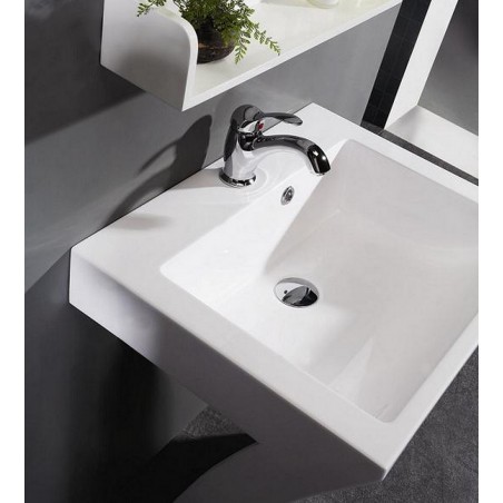 Sette 24" Acrylic Pedestal Sink