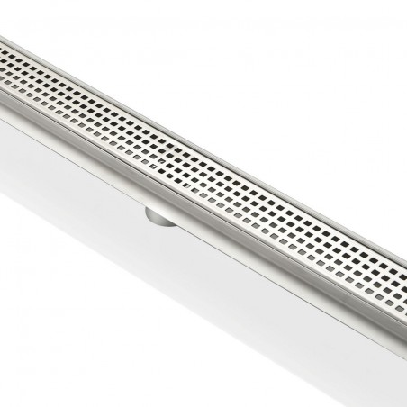 Kube 27.5" Linear Drain with Pixel Grate