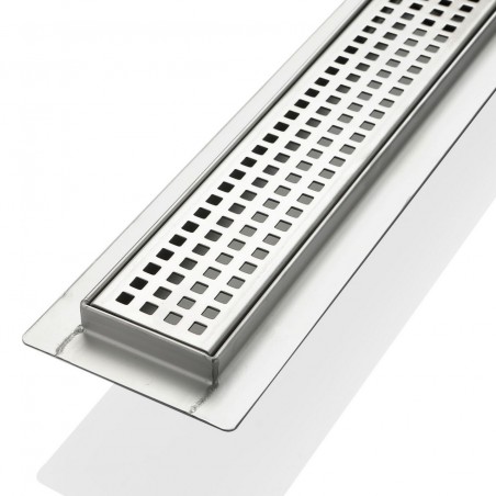 Kube 27.5" Linear Drain with Pixel Grate