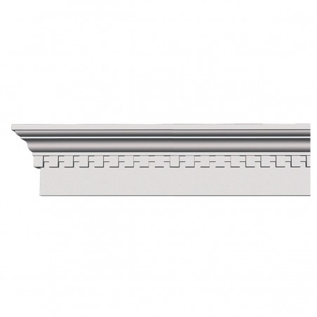 9H x 68 3/4W x 1 1/4P Seville Traditional Crosshead with Dentil