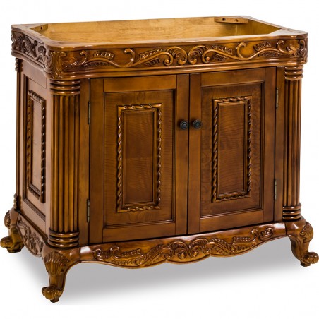 Burled Ornate Jeffrey Alexander Vanity   39-11/16 x 22-1/2