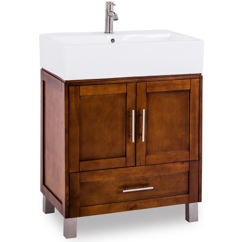 Jeffrey Alexander Vanity  28" x 18-1/4" x 36"               