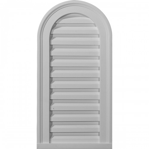 14W x 32H Cathedral Gable Vent Louver Decorative