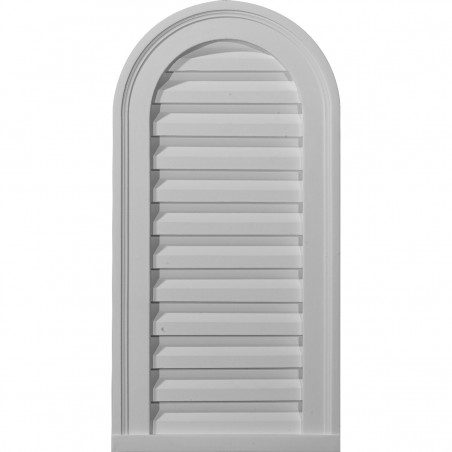 14W x 32H Cathedral Gable Vent Louver Decorative