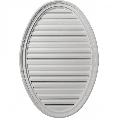 25W x 37H x 2 1/8PVertical Oval Gable Vent Functional