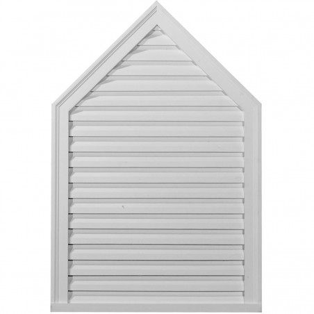 24W x 30H Peaked Gable Vent Louver Functional