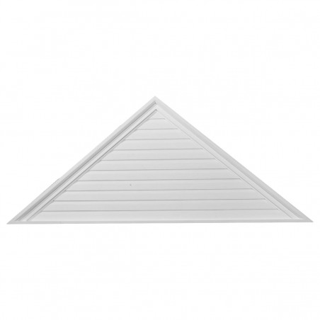 65W x 27H x 2 1/8P Pitch 10/12 Triangle Gable Vent - Decorative