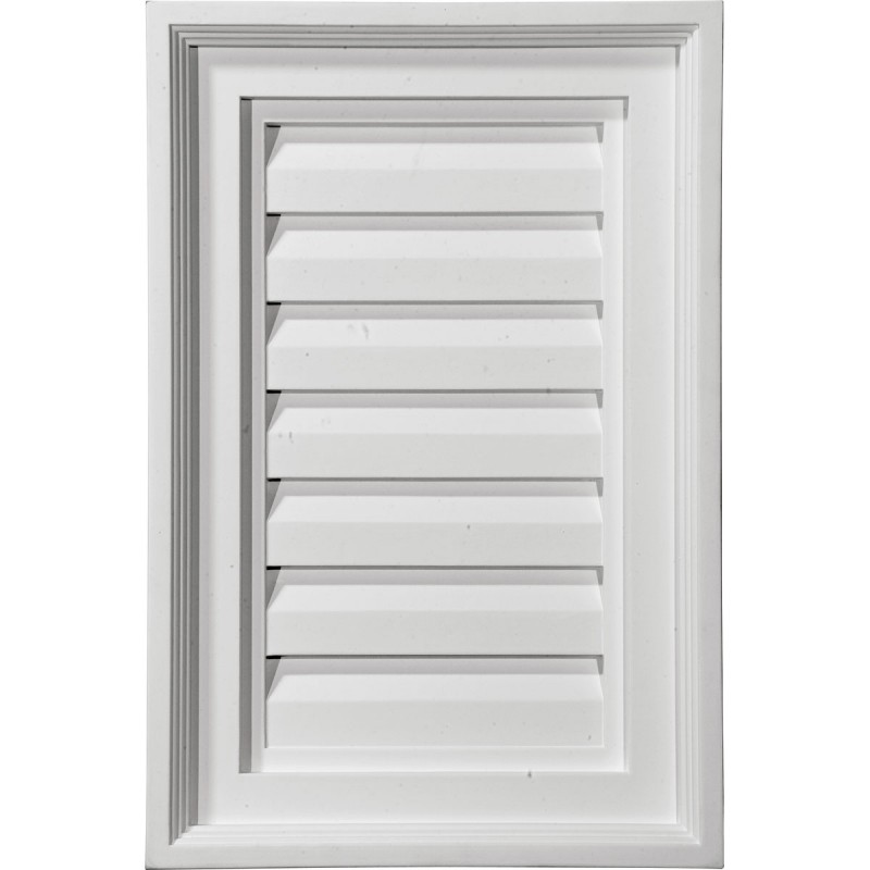 15W x 15H Vertical Gable Vent Louver Decorative