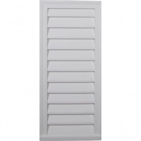 16W x 36H Vertical Gable Vent Louver Decorative