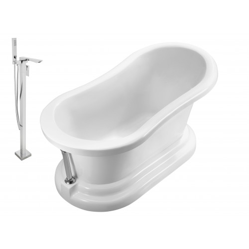 Faucet and Tub Set Streamline 60" Freestanding NH120CH-140