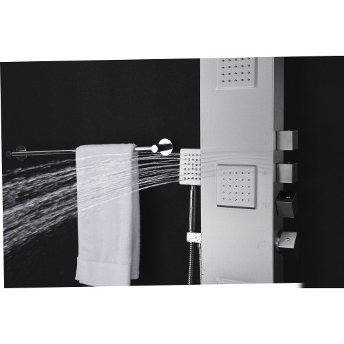 Fresca Modena Stainless Steel (Brushed Silver) Thermostatic Shower Massage Panel