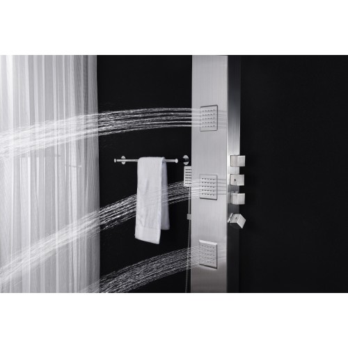 Fresca Modena Stainless Steel (Brushed Silver) Thermostatic Shower Massage Panel