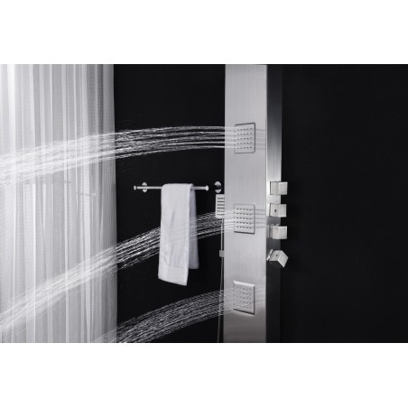 Fresca Modena Stainless Steel (Brushed Silver) Thermostatic Shower Massage Panel