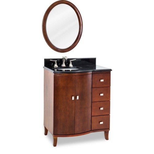 Mahogany Modern Jeffrey Alexander Vanity   30 x 23 x 36  