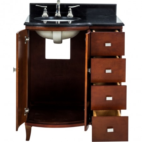 Mahogany Modern Jeffrey Alexander Vanity   30 x 23 x 36  