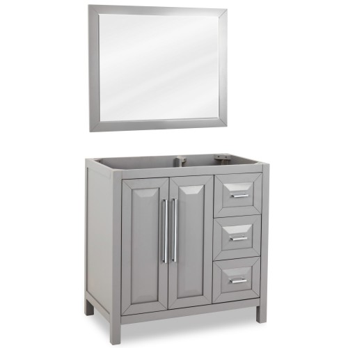 35" Grey Modern Bathroom Vanity VAN100-36 