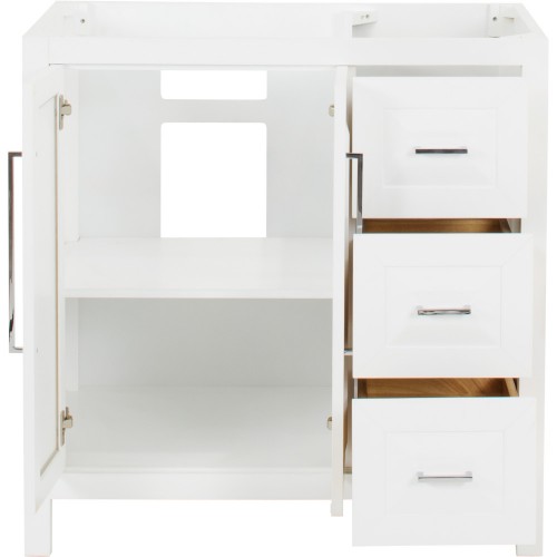 35" Cade Contempo White Vanity Base                         