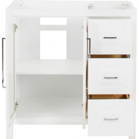 35" Cade Contempo White Vanity Base                         