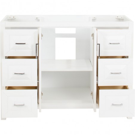 47" Cade Contempo White Vanity Base                         