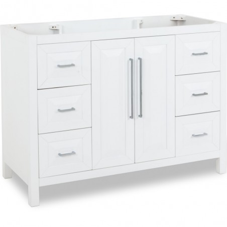 47" Cade Contempo White Vanity Base                         