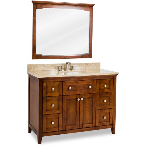 Catham Shaker Jeffrey Alexander Vanity   47-11/16" x 21-7/8" x 35"