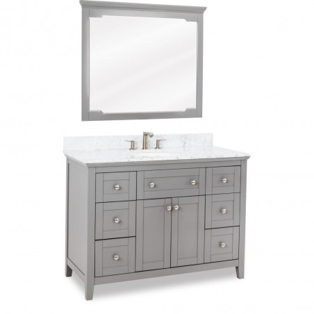 Catham Shaker Jeffrey Alexander Vanity 47-11/16" x 21-7/8" x 35"