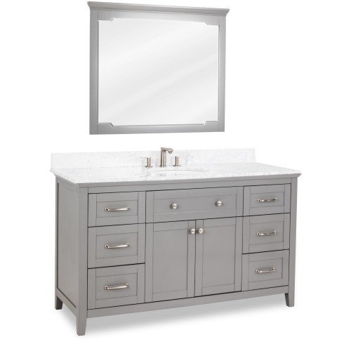 Catham Shaker Jeffrey Alexander Vanity 60" x 22" x 36"