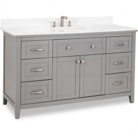 Catham Shaker Jeffrey Alexander Vanity 60" x 22" x 36"