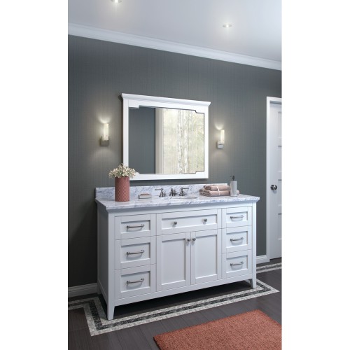 Catham Shaker Jeffrey Alexander Vanity 60" x 22" x 36"