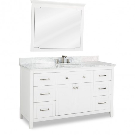 Catham Shaker Jeffrey Alexander Vanity 60" x 22" x 36"