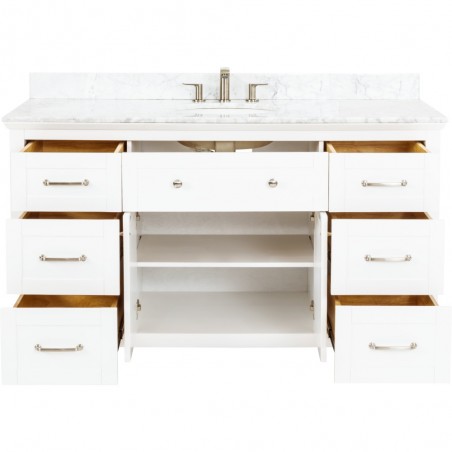 Catham Shaker Jeffrey Alexander Vanity 60" x 22" x 36"