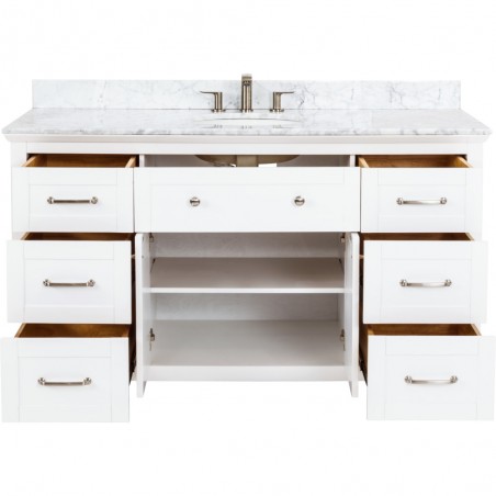 Catham Shaker Jeffrey Alexander Vanity 60" x 22" x 36"