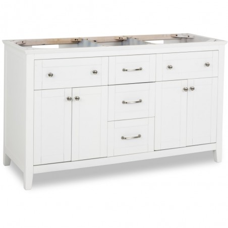 Catham Shaker Jeffrey Alexander Vanity 59-11/16" x 21-7/8" x 35"