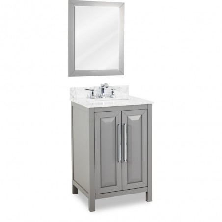 24" Grey Modern Cade Contempo Bathroom Vanity VAN100-24-T 